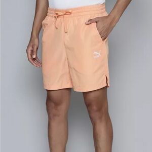 Puma Men's Peach Orange Shorts